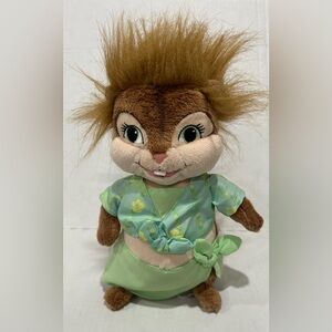 Alvin & The Chipmunks Chipwrecked 9” Eleanor Chipmunk Plush Build A Bear